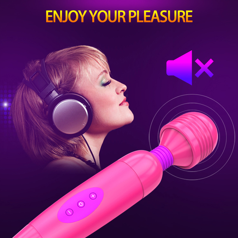 USB Vibrator G Spot AV Vibration Silicone Waterproof Erotic toys Sex shop Female Masturbation Adult Sex Products Y191214