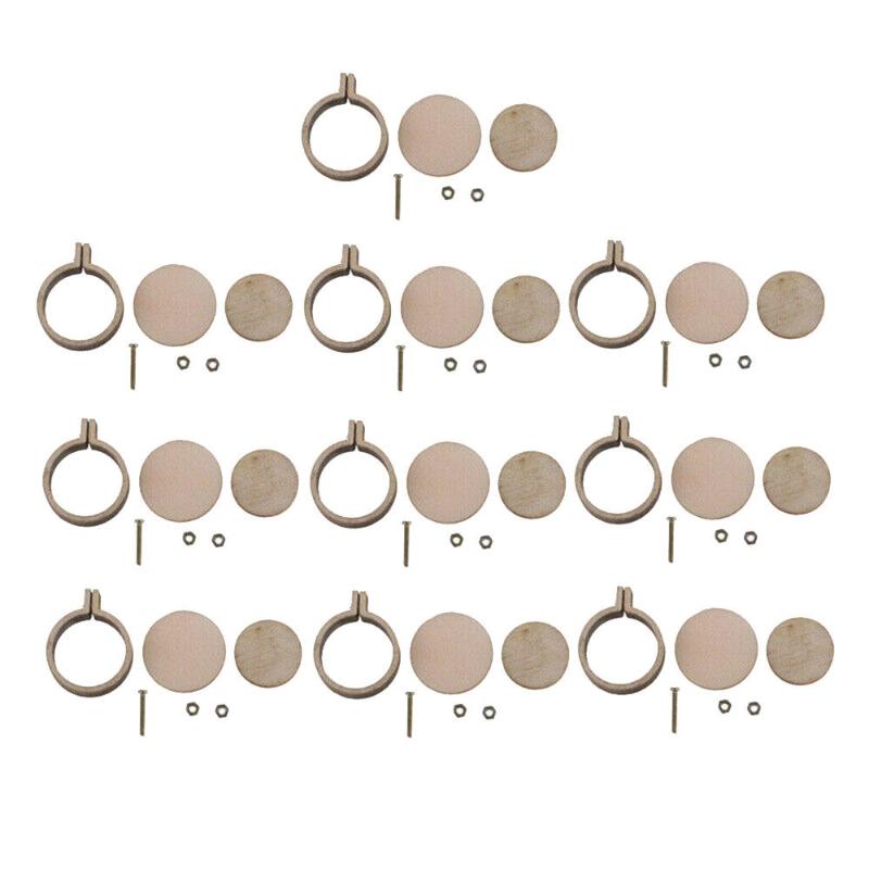 10pcs Mini Embroidery Hoop Embroidery Frame Wooden Cross Stitch Hoop Ring Wood Earring DIY Craft Gift Tool
10pcs Mini Embroidery Hoop Embroidery Frame Wooden Cross Stitch Hoop Ring Wood Earring DIY Craft Gift Tool