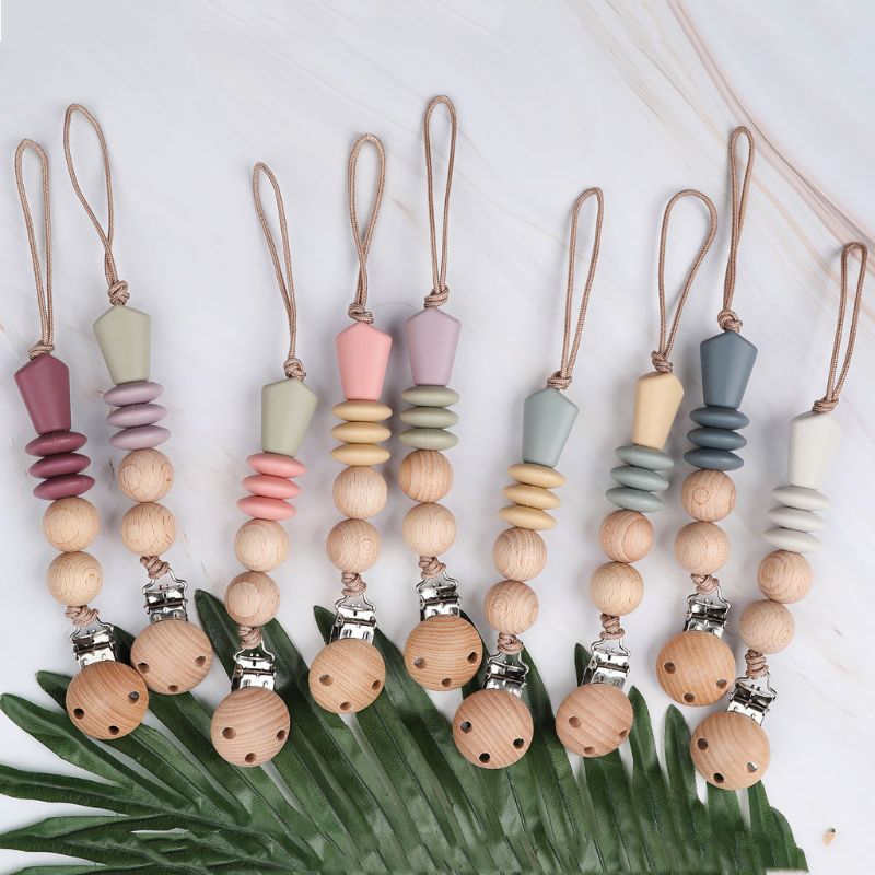 Handmade Silicone Pacifier Chains Safe Teething Chain Baby Teether Eco-friendly Pacifier Clips Holder Chain
Handmade Silicone Pacifier Chains Safe Teething Chain Baby Teether Eco-friendly Pacifier Clips Holder Chain