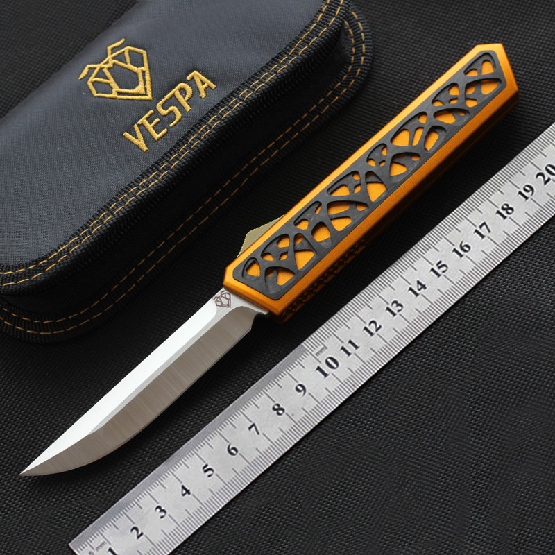 VESPA Dark star knife high quality Austria M390 steel blade Carbon fiber patch Handle outdoor Selfdefense Survival hunting EDC drop shipping
VESPA Dark star knife high quality Austria M390 steel blade Carbon fiber patch Handle outdoor Selfdefense Survival hunting EDC drop shipping