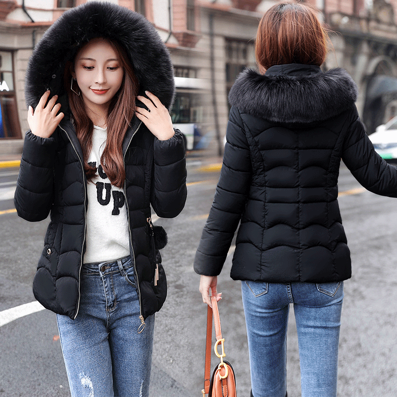 Wholesale new women's slim small short college wind big fur collar down cotton coat, Army green
Wholesale new women's slim small short college wind big fur collar down cotton coat, Army green