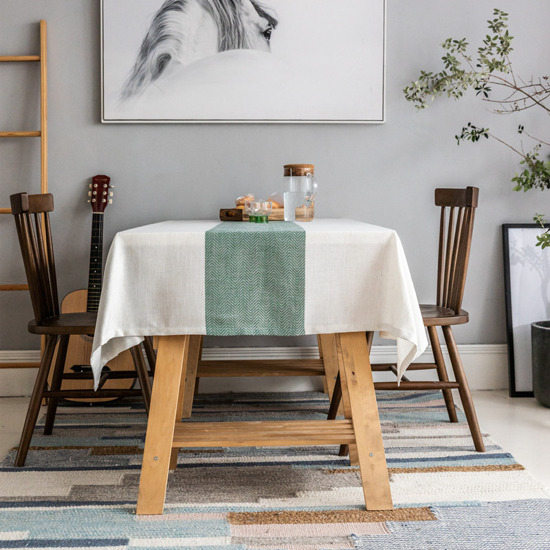 New Square Dining Table Cloth Rectangle Tablecloth for Wedding Party Cotton Linen Towels Kitchen Table Cover Home Decoration Textile