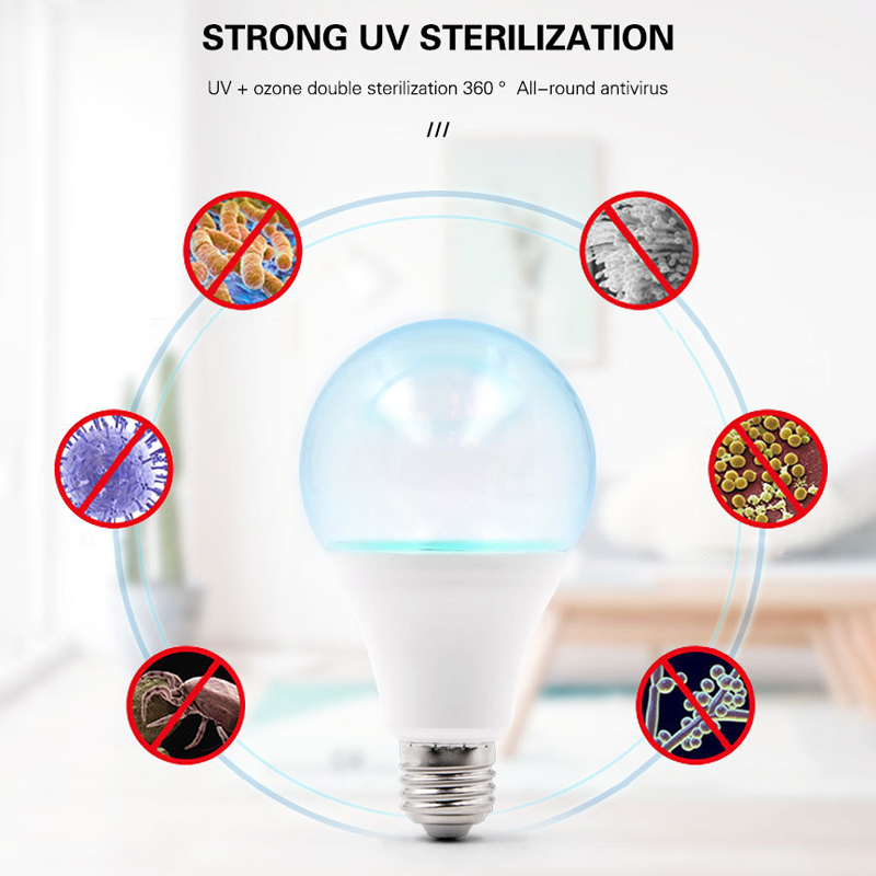 E27 UVC Germicidal Light LED Sterilizer 5W 7W LED UV Desinfection Lamp LED Ultraviolet Light Bulb Bactericidal Lamp lamps
E27 UVC Germicidal Light LED Sterilizer 5W 7W LED UV Desinfection Lamp LED Ultraviolet Light Bulb Bactericidal Lamp lamps