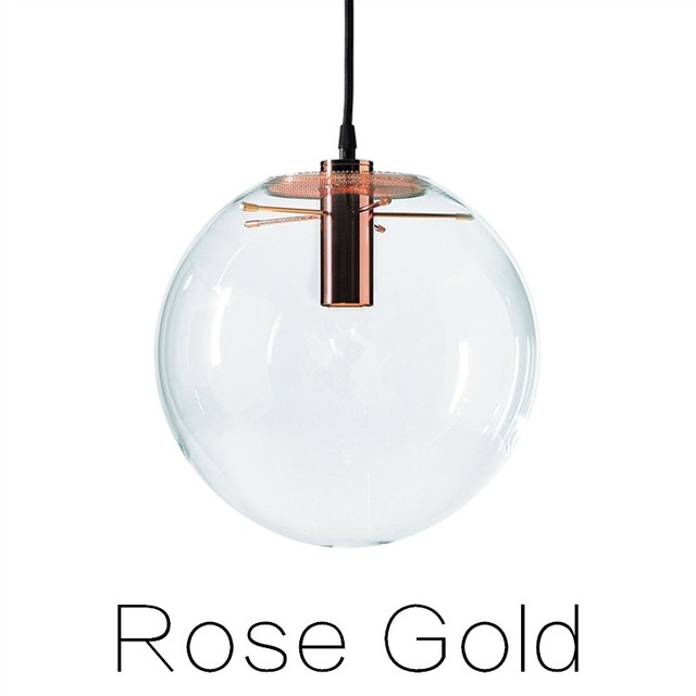 Rope Pendant Lights Globe Chrome Glass Ball Hanglamp Lustre Suspension Kitchen Lights Fixture Home Hanging Lights E27