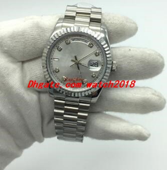 2 Style Men watch Day 41mm Diamond Dial Silver Steel Bracelet Date Asia 2813 Automatic Movement Sapphire Luminous wristwatch
2 Style Men watch Day 41mm Diamond Dial Silver Steel Bracelet Date Asia 2813 Automatic Movement Sapphire Luminous wristwatch