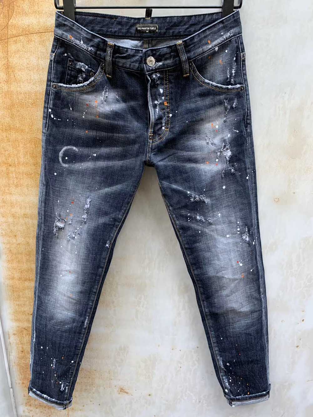 DSQ PHANTOM TURTLE Classic Fashion Man Jeans Hip Hop Rock Moto Mens Casual Design Ripped Jeans Distressed Skinny Denim Biker DSQ Jeans 6957, As picture
DSQ PHANTOM TURTLE Classic Fashion Man Jeans Hip Hop Rock Moto Mens Casual Design Ripped Jeans Distressed Skinny Denim Biker DSQ Jeans 6957, As picture