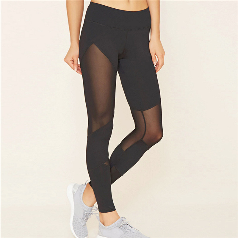 Sexy Women Mesh Splice Yoga Pants Patchwork Sports Leggings Breathable Fitness Clothing Black Gym Sportswear Running High Waist, As pic
Sexy Women Mesh Splice Yoga Pants Patchwork Sports Leggings Breathable Fitness Clothing Black Gym Sportswear Running High Waist, As pic