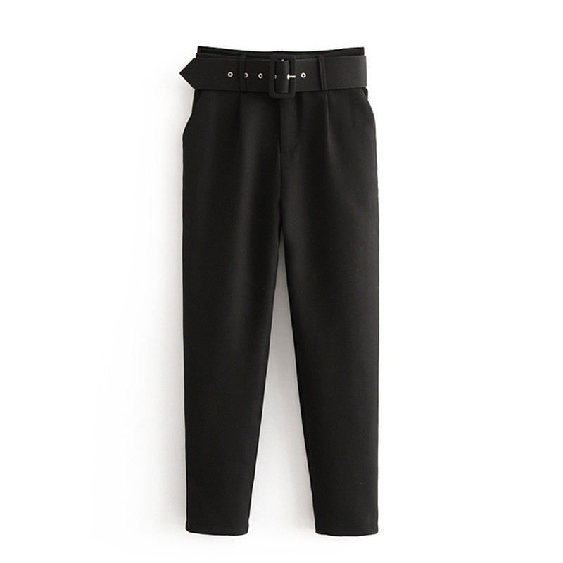 Office Lady Black Suit Pants with Belt Women High Waist Solid Long Trousers Fashion Pockets Pants Trousers Pantalones LY191202, Purple
Office Lady Black Suit Pants with Belt Women High Waist Solid Long Trousers Fashion Pockets Pants Trousers Pantalones LY191202, Purple