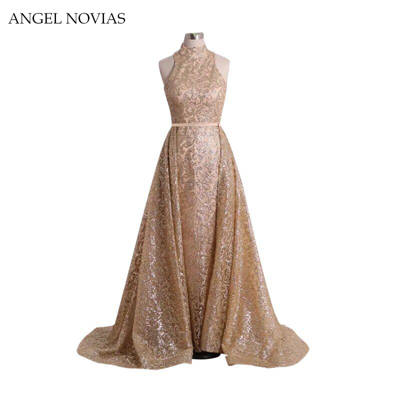 Party Dresses ANGEL NOVIAS Stunning Arabic Long Glitter Evening High Neck A Line Vestido Longo Floor Length Prom Formal Gowns, Champagne
Party Dresses ANGEL NOVIAS Stunning Arabic Long Glitter Evening High Neck A Line Vestido Longo Floor Length Prom Formal Gowns, Champagne