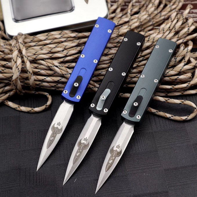 Bench Mini Rocket Automatic knife Double Action BM MICRO EDC Pocket knife D2 Satin Aviation aluminum Tactical survival Auto knife ut85 Trood
Bench Mini Rocket Automatic knife Double Action BM MICRO EDC Pocket knife D2 Satin Aviation aluminum Tactical survival Auto knife ut85 Trood