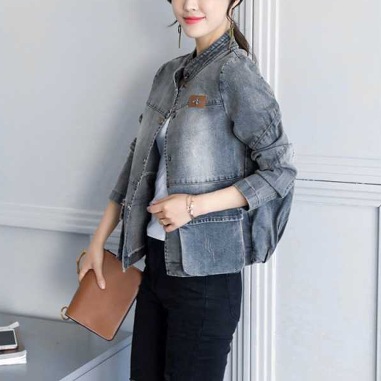 women jeans jacket Loose Denim Short Elastic Style Manual Vintage and Frayed Draping Large capacity pocket Waist fold, Blue
women jeans jacket Loose Denim Short Elastic Style Manual Vintage and Frayed Draping Large capacity pocket Waist fold, Blue