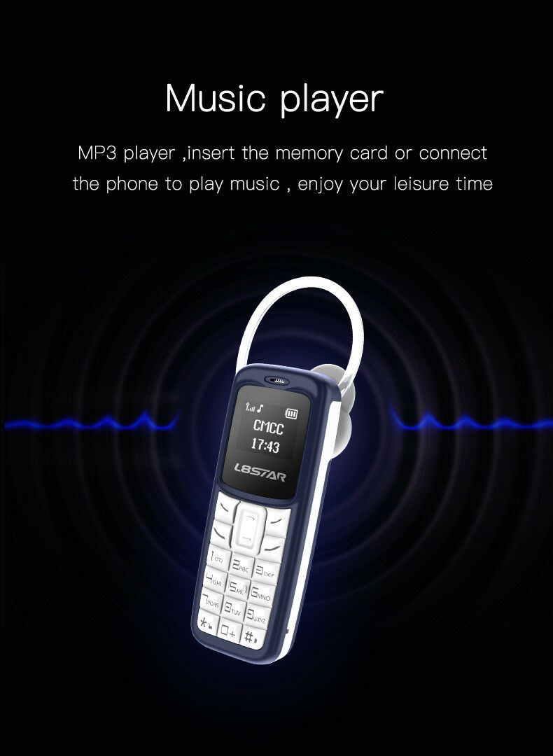 Mini GTstar L8STAR BM30 Phone Wireless Bluetooth Earhook Earphone SIMTF Card Cellphone GSM Network Headphone Dialer Headset With68