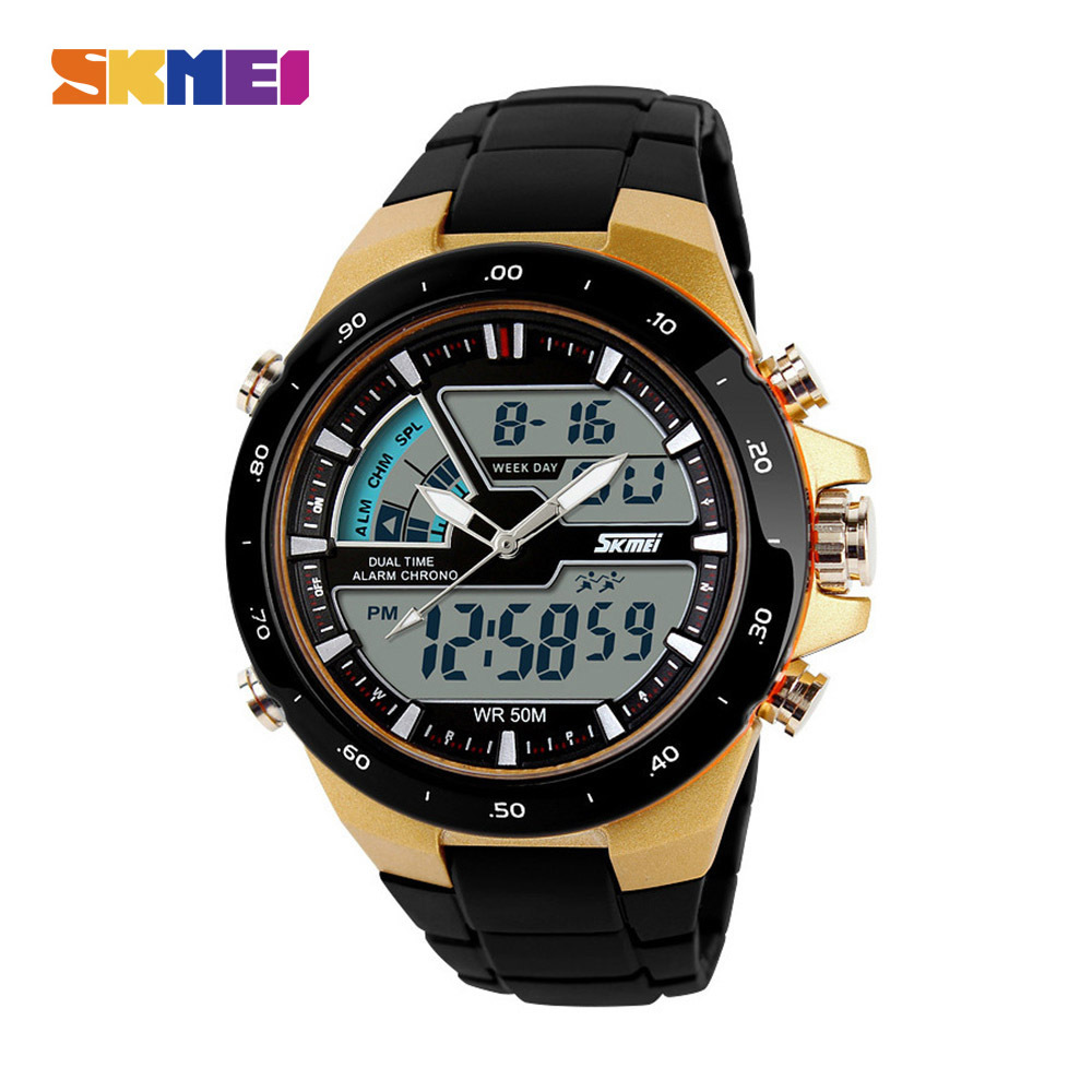 SKMEI Fashion Men Sports Watch 5Bar Waterproof Designed Running Outdoor Wristwatch Double Time Clock Alarm Clock Relogio Masculi LY191226, Green
SKMEI Fashion Men Sports Watch 5Bar Waterproof Designed Running Outdoor Wristwatch Double Time Clock Alarm Clock Relogio Masculi LY191226, Green