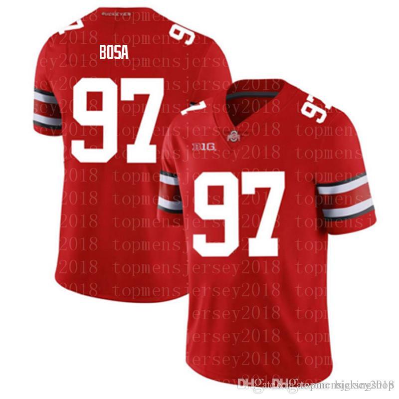 

NCAA Ohio State Buckeyes Jersey 97 Nick Bosa 7 Dwayne Haskins Jr American College Football Wear George Kittle Free Shipping, Ncaa {hongchao}