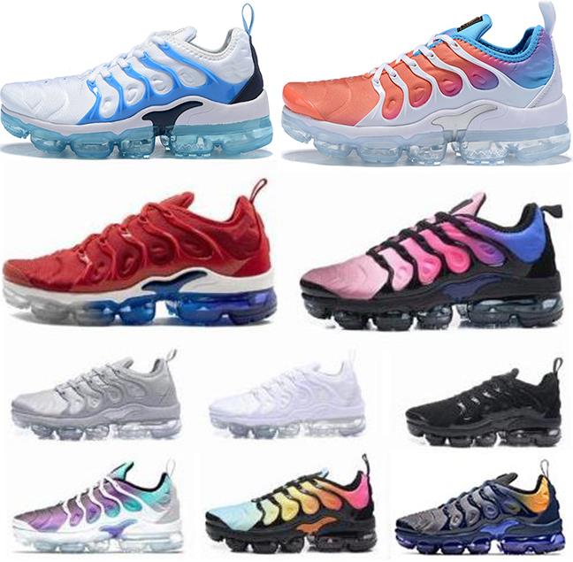 tn plus 3 running shoes Tn mens women triple white black Laser Blue Volt Glow Oreo womens Breathable sneakers trainers outdoor sports EUR 36-46