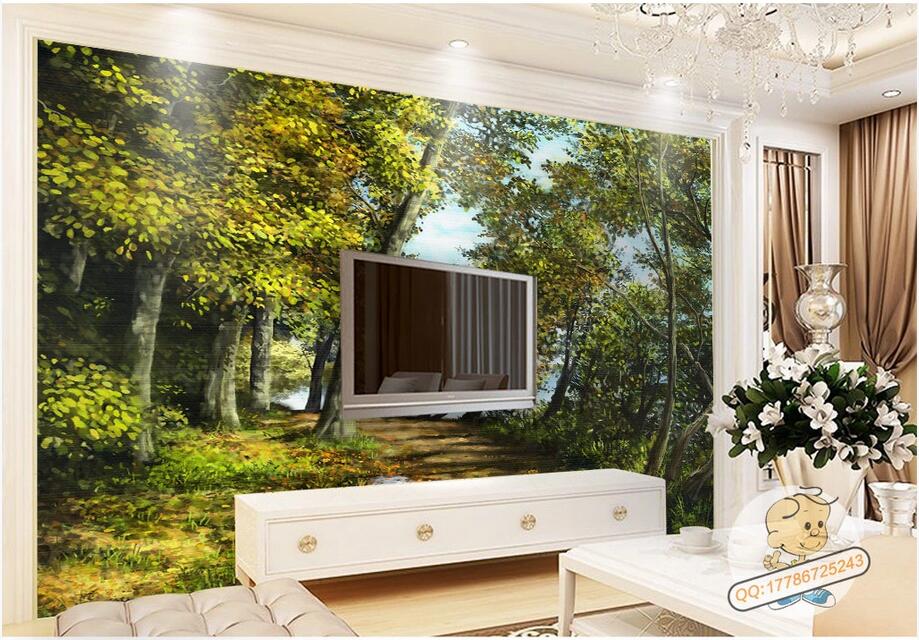 3d wallpaper custom photo mural Modern tree-lined trail green forest landscape TV background wall home decor wall picture 3d stickers, Non-woven
3d wallpaper custom photo mural Modern tree-lined trail green forest landscape TV background wall home decor wall picture 3d stickers, Non-woven