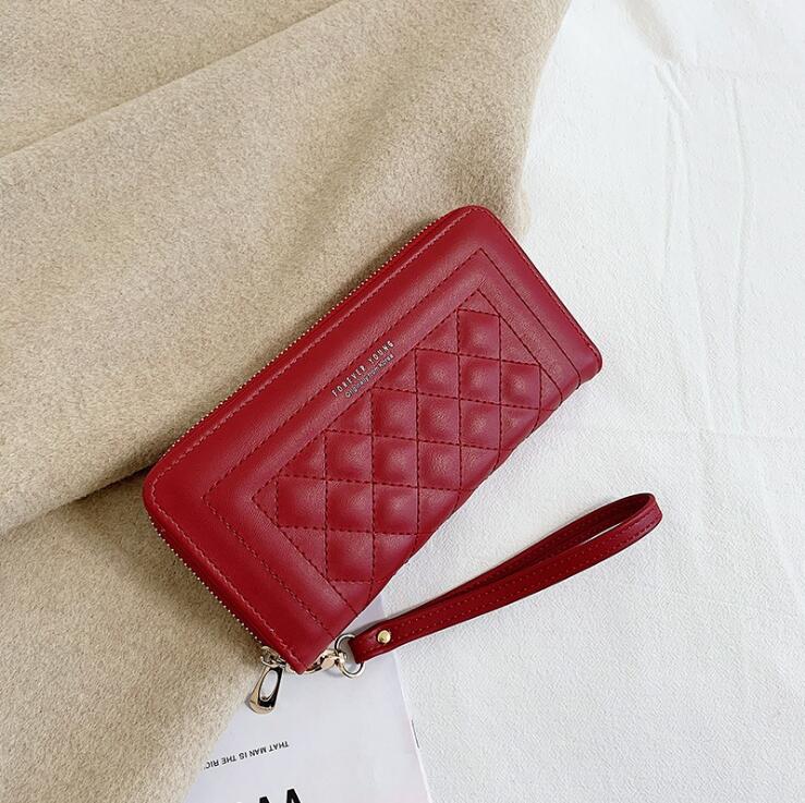 Factory wholesale women handbag Korean classic check long wallet elegant Joker leathers wallets street trend leather fashion womens purse, Khaki(printing box )
Factory wholesale women handbag Korean classic check long wallet elegant Joker leathers wallets street trend leather fashion womens purse, Khaki(printing box )