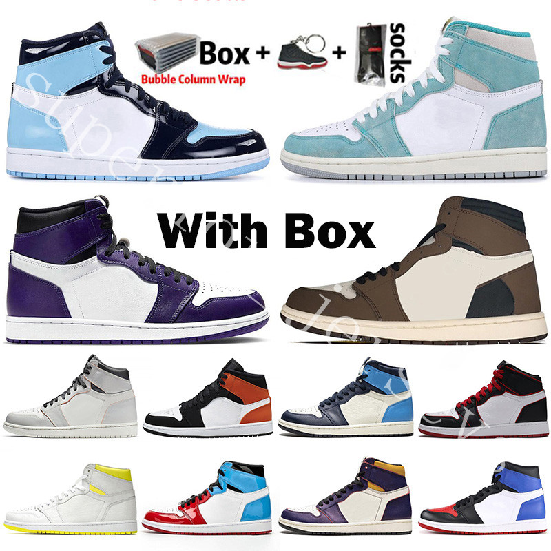 1 High Travis Scotts Low Fearless 2020 Obsidian Mens Basketball Shoes Racerl Blue UNC 1s Chicago Banned Bred Toe Men Sport Trainers Sneakers
1 High Travis Scotts Low Fearless 2020 Obsidian Mens Basketball Shoes Racerl Blue UNC 1s Chicago Banned Bred Toe Men Sport Trainers Sneakers