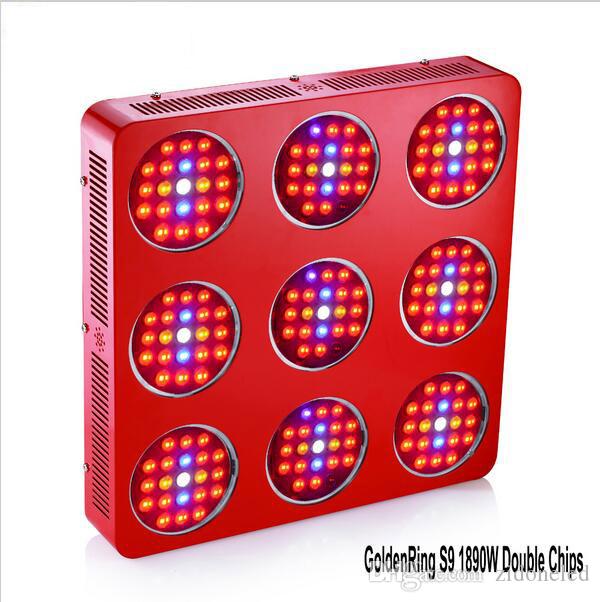 GoldenRing S9 1890W Double Chips Full Spectrum LED Grow light Hydroponics Greenhouse Plants Veg and Bloom