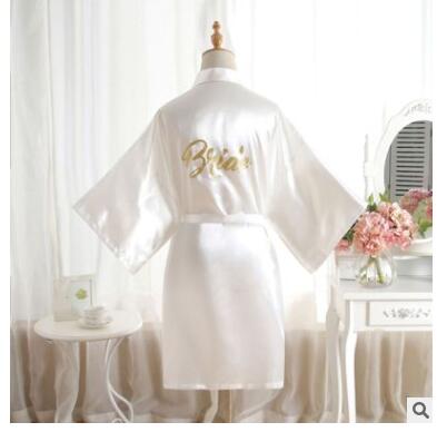 Silk Satin Wedding Bride Bridesmaid Robe Solid Bathrobe Short Kimono Robe Night Bath Fashion Dressing Gown For Wome, Navy bridesmaid
Silk Satin Wedding Bride Bridesmaid Robe Solid Bathrobe Short Kimono Robe Night Bath Fashion Dressing Gown For Wome, Navy bridesmaid