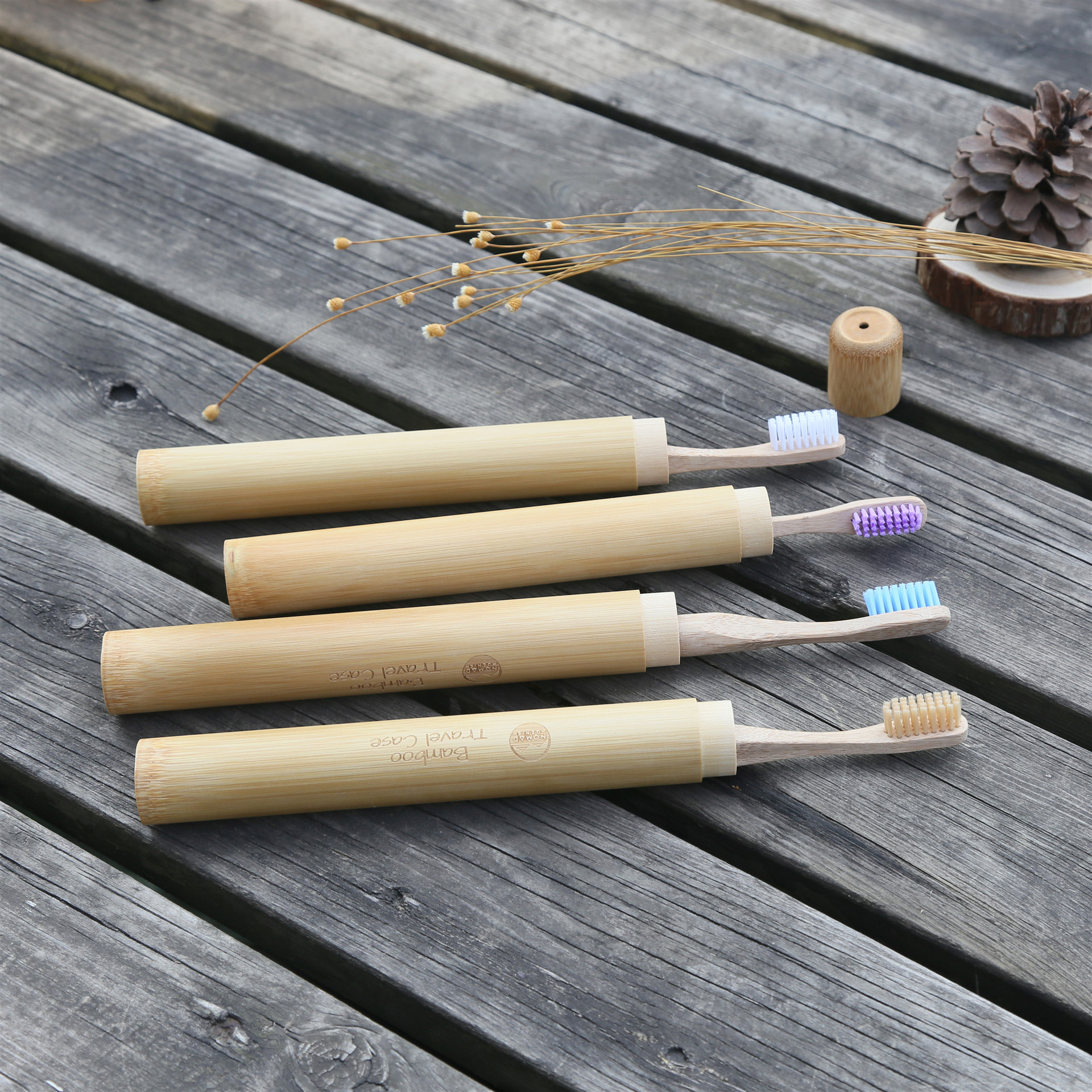 Travel case bamboo toothbrush natural biodegradable gourd type handle nylon sharpening charcoal hair hotel high quality 
Travel case bamboo toothbrush natural biodegradable gourd type handle nylon sharpening charcoal hair hotel high quality