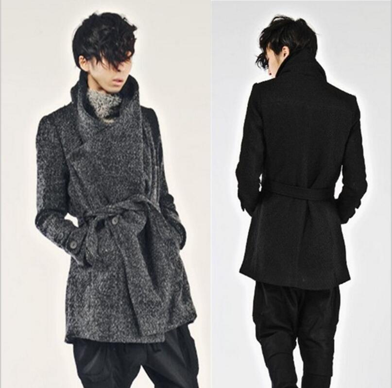 20179 NEW Men's clothing fashion Catwalk loose belt woolen cotton overcoat trench Warm coat costumes, Black
20179 NEW Men's clothing fashion Catwalk loose belt woolen cotton overcoat trench Warm coat costumes, Black