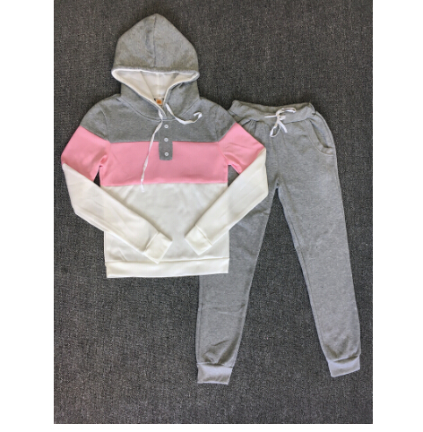 Long Sleeve Casual Suit Set Women Tracksuit Two-Piece Sport Style Outfit Jogging Sweatshirt Fiess Lounge Sportwear B3