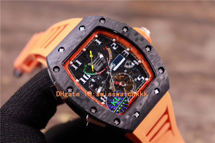 Luxury Mens Watch 50-01 Luminous Carbon Fibers Skeleton Dial Automatic Movement Sapphire Orange Rubber Strap F1 Racing Driver Wristwatch
Luxury Mens Watch 50-01 Luminous Carbon Fibers Skeleton Dial Automatic Movement Sapphire Orange Rubber Strap F1 Racing Driver Wristwatch