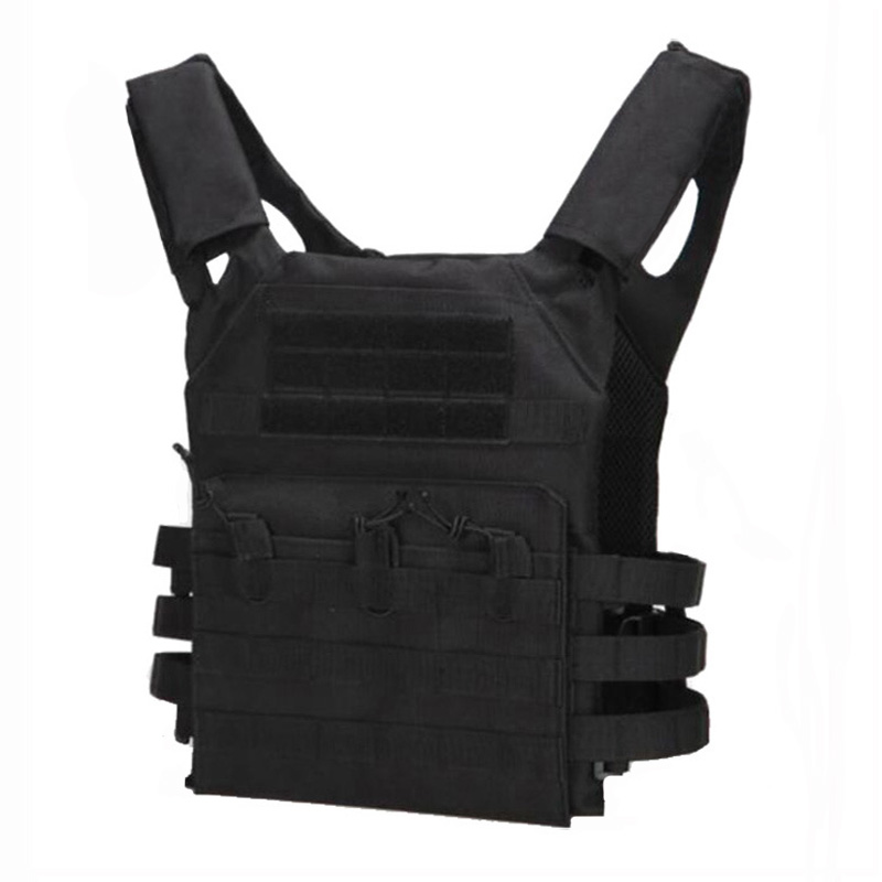 Adjustable Equipment Tactical Vest Paintball Molle Vest Chest Protective Combat Hunting Body Armor, Black
Adjustable Equipment Tactical Vest Paintball Molle Vest Chest Protective Combat Hunting Body Armor, Black