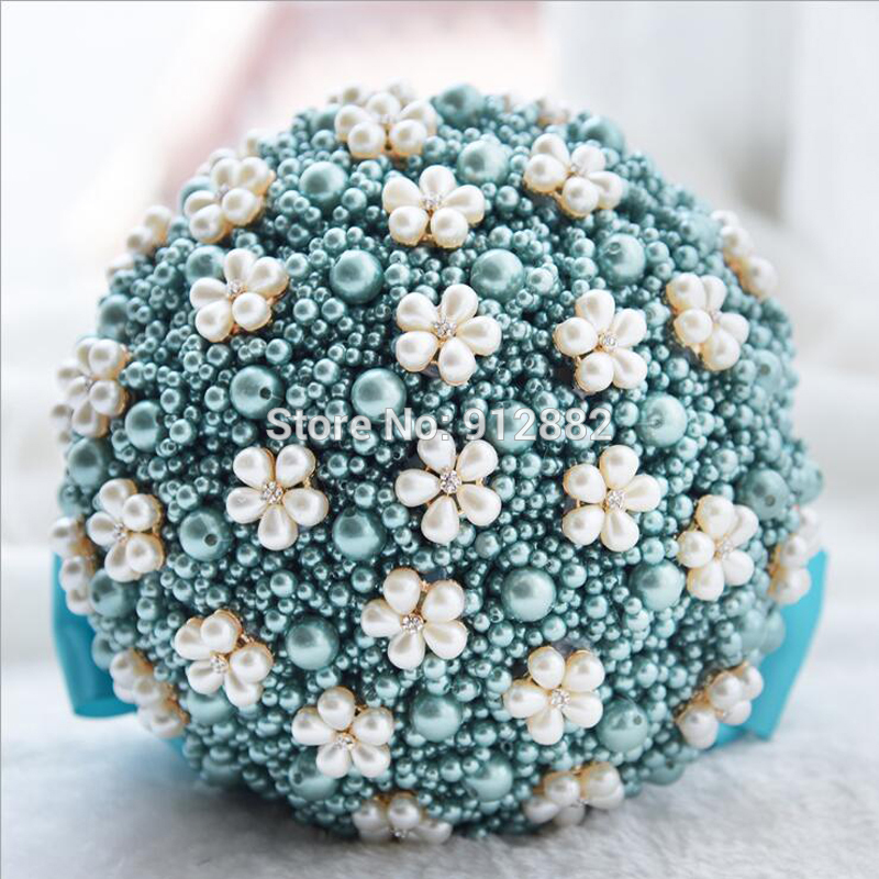 2020 7" Full pearl Bouquet Bridal Brides Crystal Bling Boquet Unique Bouquet, Chocolate
2020 7" Full pearl Bouquet Bridal Brides Crystal Bling Boquet Unique Bouquet, Chocolate