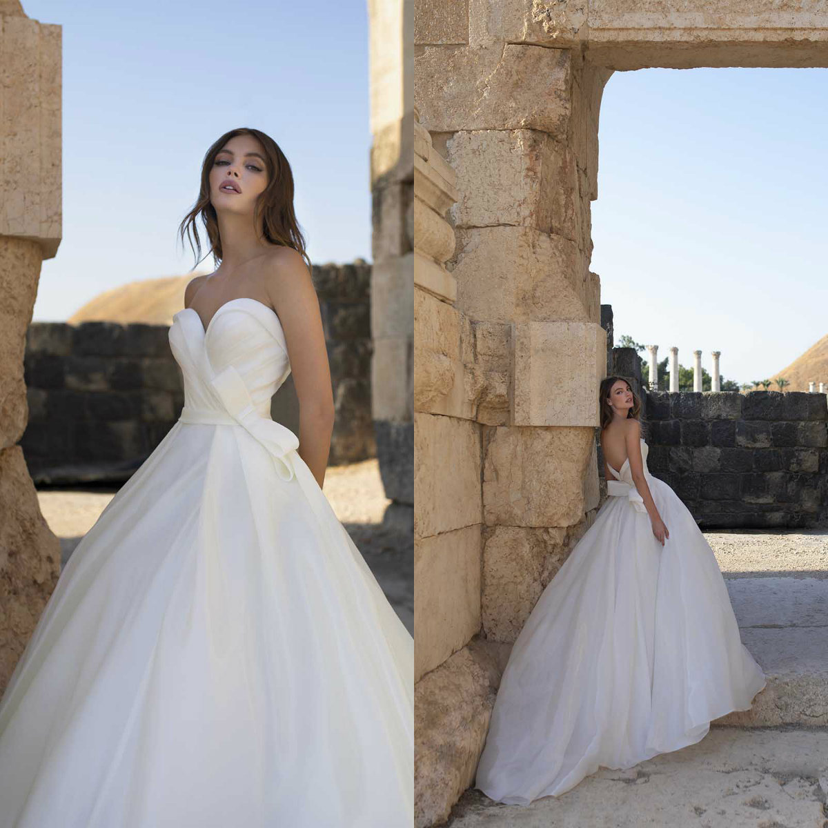 2020 Bohemian Wedding Dresses Sweetheart Bow Sashes Sleeveless Bridal Gown Backless Ruffle Sweep Train Custom Made Robes De Mariée, Light yellow
2020 Bohemian Wedding Dresses Sweetheart Bow Sashes Sleeveless Bridal Gown Backless Ruffle Sweep Train Custom Made Robes De Mariée, Light yellow