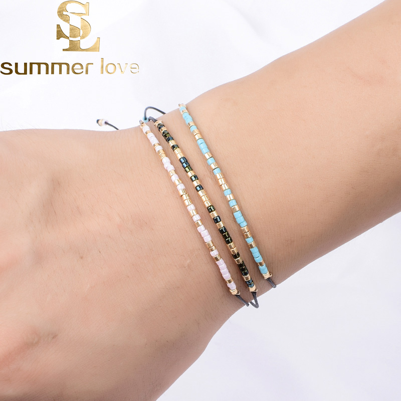 Bohemian Crystal Seed Beads Bracelets Handmade Braided Adjustable Chain Charms Friendship Bracelet For Womens Jewelry Party Gift
Bohemian Crystal Seed Beads Bracelets Handmade Braided Adjustable Chain Charms Friendship Bracelet For Womens Jewelry Party Gift