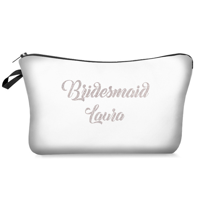 Team Bride tribe to be Makeup Gift Bag Bridesmaid proposal wedding Bachelorette hen night Party bridal shower decoration Favor