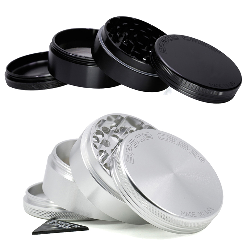 Dry Herb Grinder Space Case 63mm Tobacco Grinders Large Aluminum Alloy Metal Cigarette Spacecase Black 4 Parts Smoking Grinder Crusher
Dry Herb Grinder Space Case 63mm Tobacco Grinders Large Aluminum Alloy Metal Cigarette Spacecase Black 4 Parts Smoking Grinder Crusher