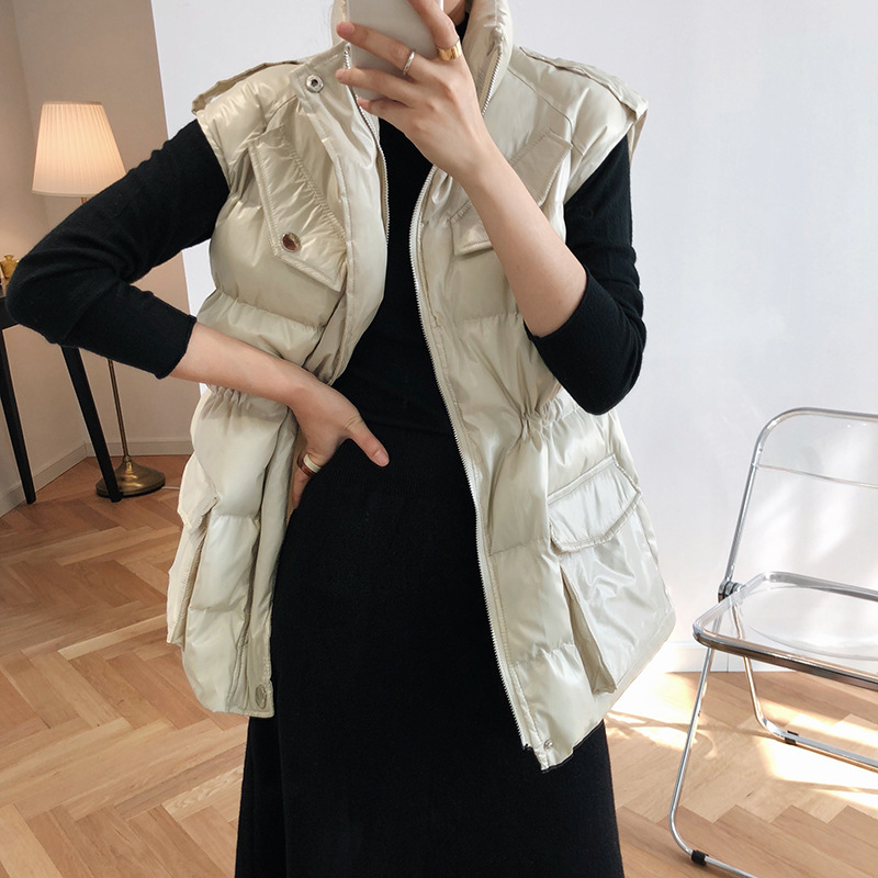 Moo-ru 2019 Winter Clothes Women Bubble Coat Bright Surface Sleeveless Waistcoat winter coat women puffer jacket, Black
Moo-ru 2019 Winter Clothes Women Bubble Coat Bright Surface Sleeveless Waistcoat winter coat women puffer jacket, Black