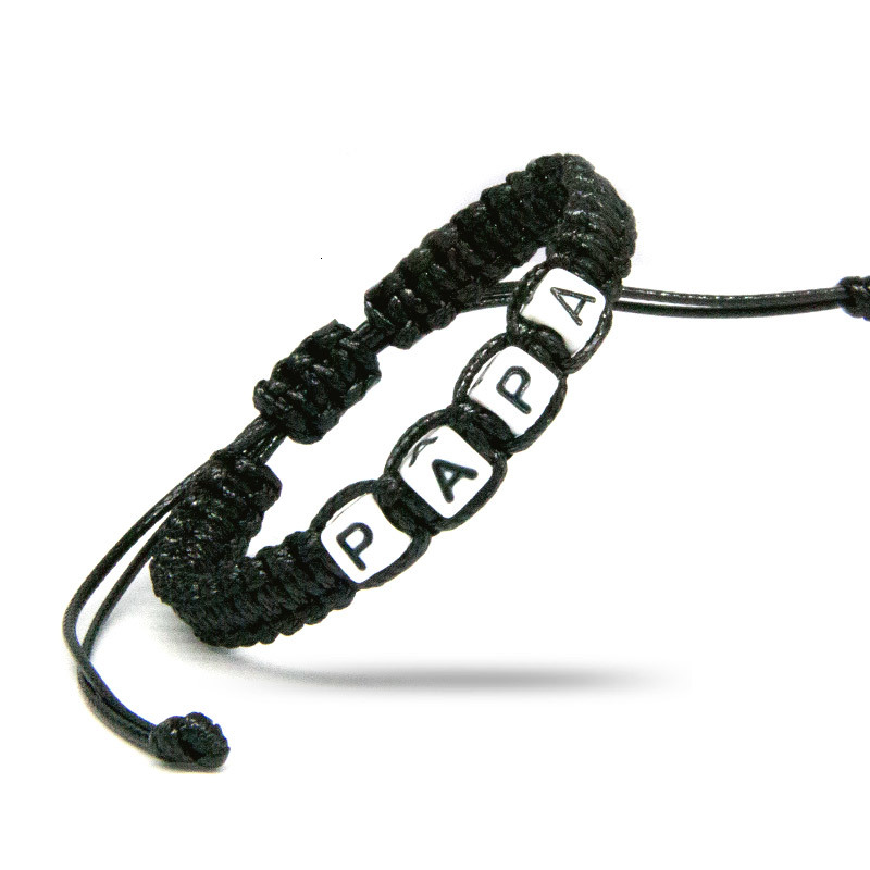 1pcs Papa Charm Bracelets Rope Chain Infinity Adjust Size For Father's Day New Dad Baby Shower Party Beaded Jewelry Gifts
1pcs Papa Charm Bracelets Rope Chain Infinity Adjust Size For Father's Day New Dad Baby Shower Party Beaded Jewelry Gifts