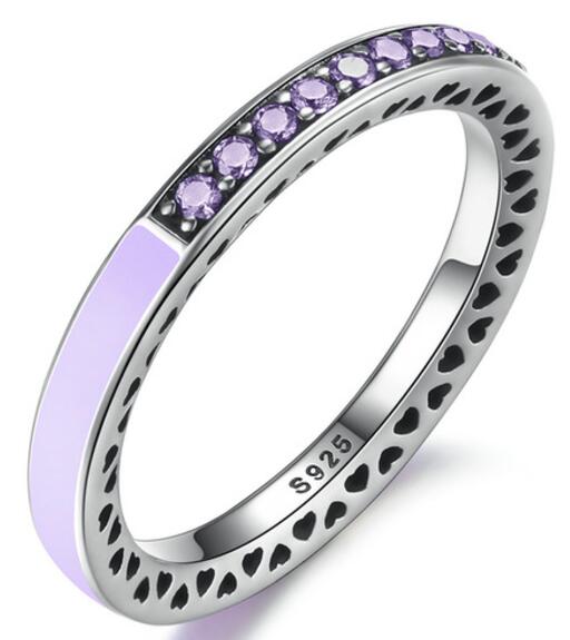 Fashion-925 Sterling Silver Radiant Hearts, Light Pink Enamel & Clear CZ Finger Ring Women Wedding Jewelry
Fashion-925 Sterling Silver Radiant Hearts, Light Pink Enamel & Clear CZ Finger Ring Women Wedding Jewelry