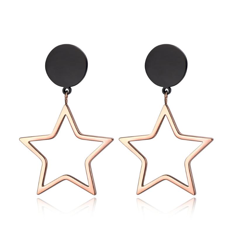 Stud Stainless Steel Hollow Star Shape Earrings Jewelry For Women Girl Rose Gold Anniversary Christmas Gift JE19038
Stud Stainless Steel Hollow Star Shape Earrings Jewelry For Women Girl Rose Gold Anniversary Christmas Gift JE19038