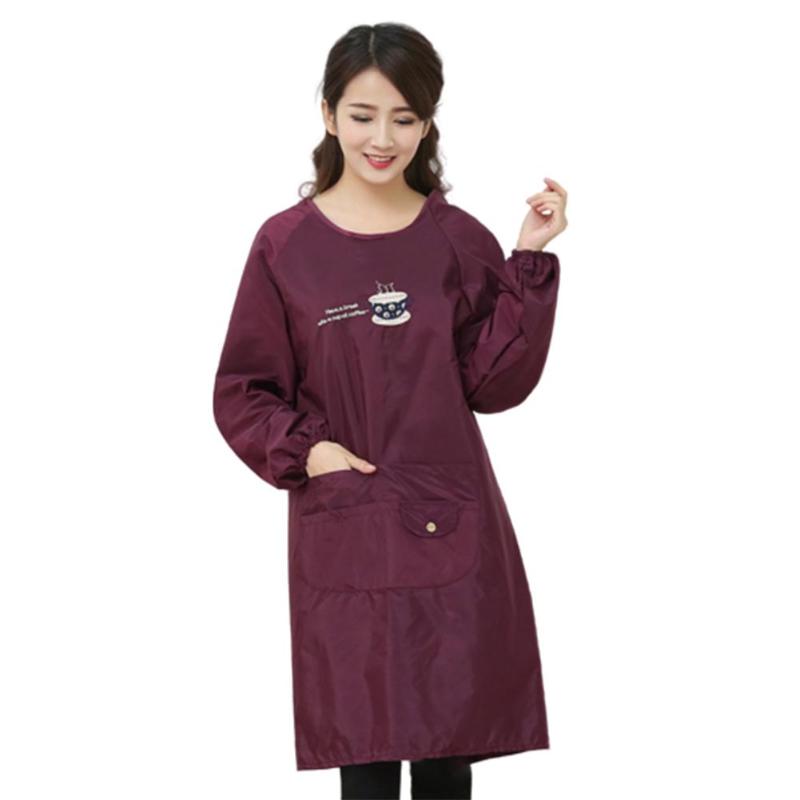2020 Women Waterproof Oil Proof Home Kitchen Cooking Apron Long Sleve Baking BBQ Chef Smock Kitchen Accessory
2020 Women Waterproof Oil Proof Home Kitchen Cooking Apron Long Sleve Baking BBQ Chef Smock Kitchen Accessory