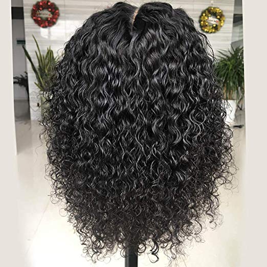 Cheap Curly Short Lace Front Wig Brazilian Virgin Hair Remy Curly Bob blunt cut Lace Wig Pre Plucked for Black Women 130%