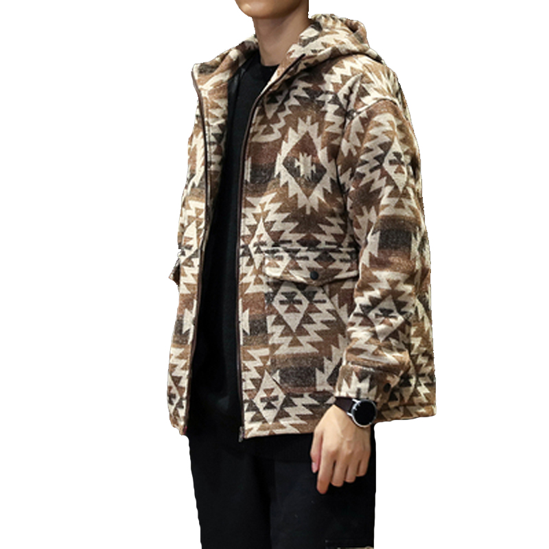 Men's Autumn and Winter Loose Mid-Length Woolen Jacket mens wool overcoat men print woolen hooded overcoat, Khaki
Men's Autumn and Winter Loose Mid-Length Woolen Jacket mens wool overcoat men print woolen hooded overcoat, Khaki