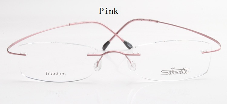 - Silhouette Titanium Rimless Optical Glasses Frame No Screw Prescription Eyeglasses With Bax Free Shipping Good quality