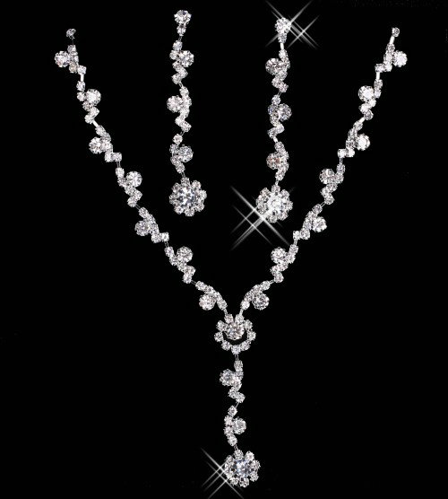2020 Elegant Bridal Jewelry Necklace Alloy Plated Rhinestones Pearls Crystal Jewelry Set for Wedding Bride Bridesmaid Free Shipping In 15049, Silver
2020 Elegant Bridal Jewelry Necklace Alloy Plated Rhinestones Pearls Crystal Jewelry Set for Wedding Bride Bridesmaid Free Shipping In 15049, Silver