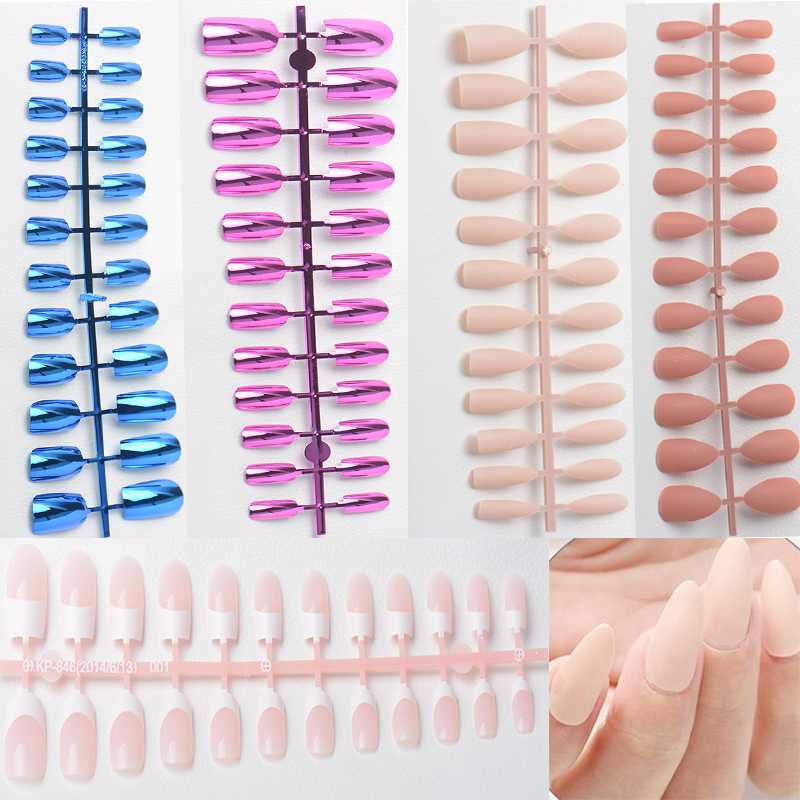 DingXue 24 /pcs Fake Nails Matte /UV False nail Detachable tips for Nail Extension Manicure Art press on Fake False nails G006
DingXue 24 /pcs Fake Nails Matte /UV False nail Detachable tips for Nail Extension Manicure Art press on Fake False nails G006