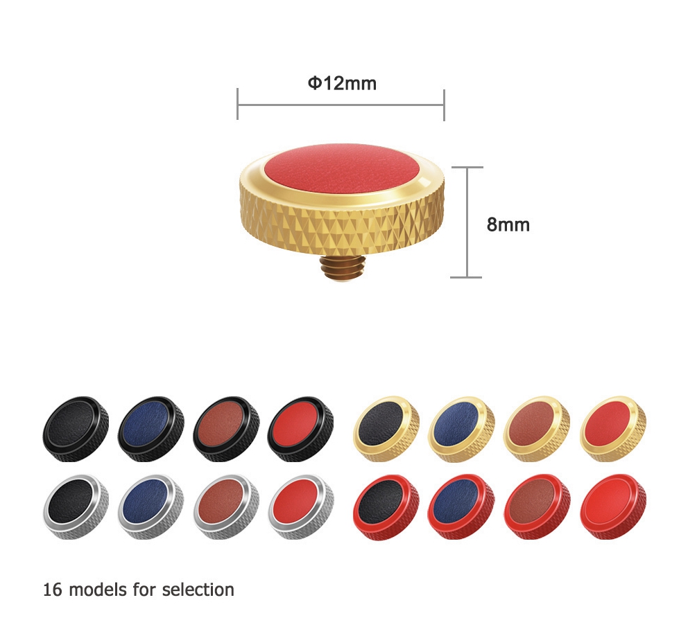 Luxurious Metal Camera Shutter Soft Release Button for Leica MType240/Fuji X100/X100T/X100F/X-T2/X-T10/X-T20/X-E3/X-PRO/Sony
Luxurious Metal Camera Shutter Soft Release Button for Leica MType240/Fuji X100/X100T/X100F/X-T2/X-T10/X-T20/X-E3/X-PRO/Sony