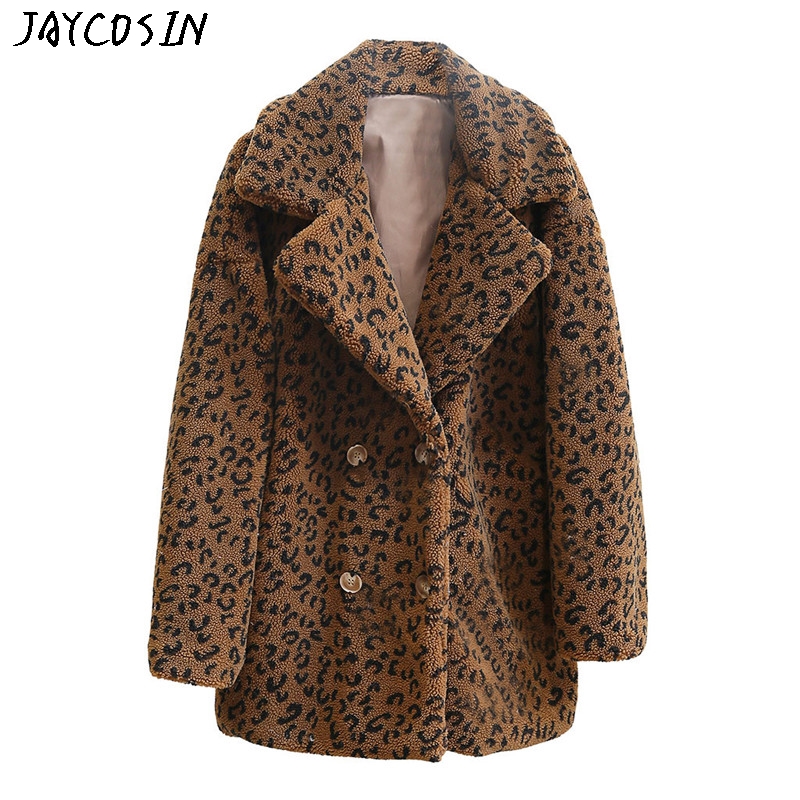 JAYCOSIN 2019 Personality Coat Women Fashion Autumn And Winter Leopard Print Loose Short Windbreaker Lamb Coat Jas manteau Drop, Gy
JAYCOSIN 2019 Personality Coat Women Fashion Autumn And Winter Leopard Print Loose Short Windbreaker Lamb Coat Jas manteau Drop, Gy