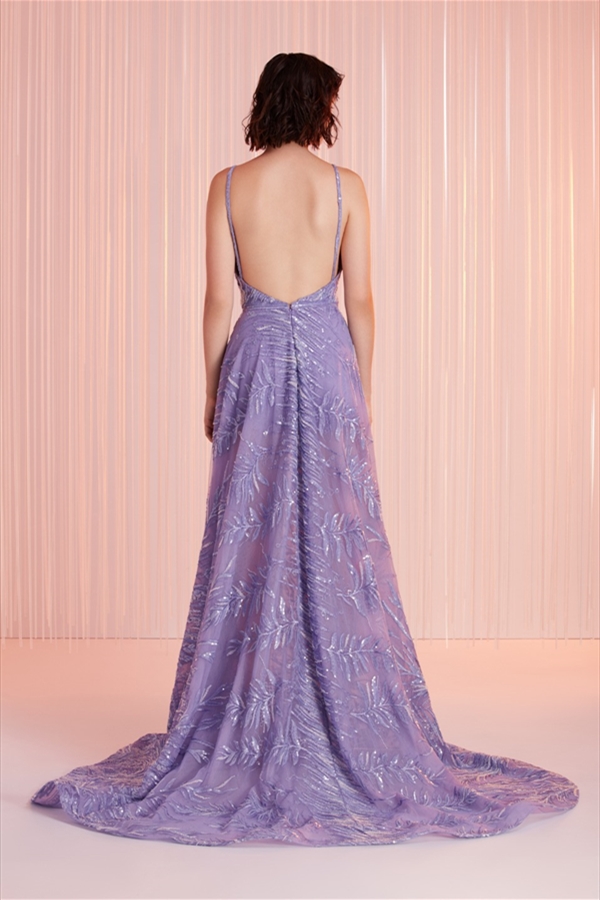 2021 Tony Ward Evening Dresses Strap A Line Tulle Applique Court Train Prom Dress Party Wear Custom Made Red Carpet Gowns