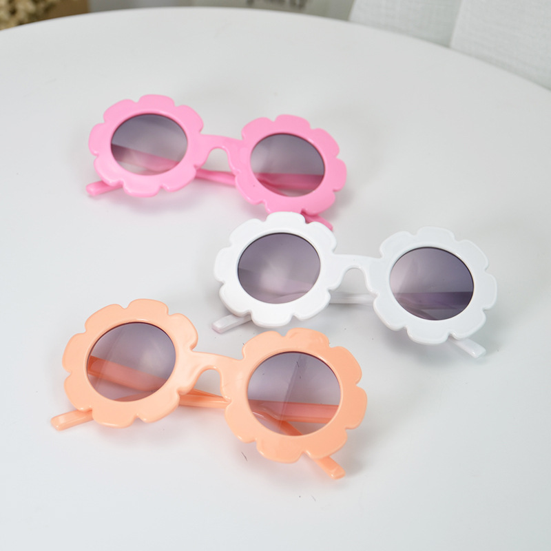 2019 New Baby Children Round Flower Eyewear Summer Toddler Kids Sun Glasses Boys Girls Student Sunglasses Z260305