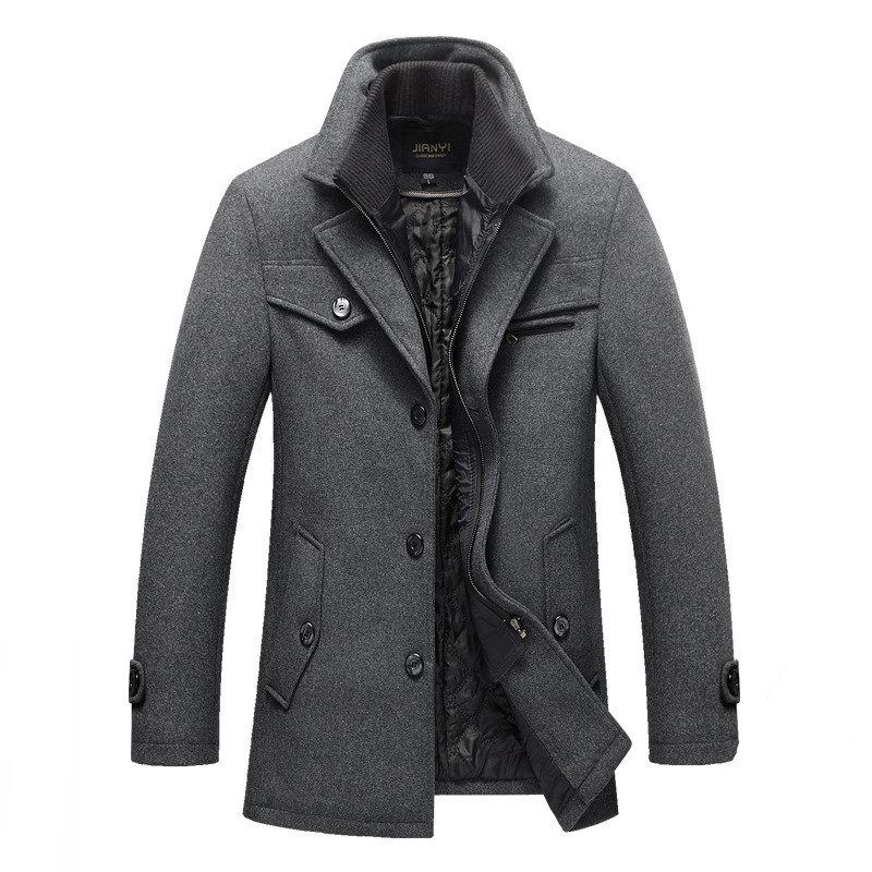 Winter Coat Men New Fashion Double Collar Windproof Thicken Woolen Coats Mens Outwear Winter Jacket Thick Warm Parka 5XL Clothes, Black
Winter Coat Men New Fashion Double Collar Windproof Thicken Woolen Coats Mens Outwear Winter Jacket Thick Warm Parka 5XL Clothes, Black