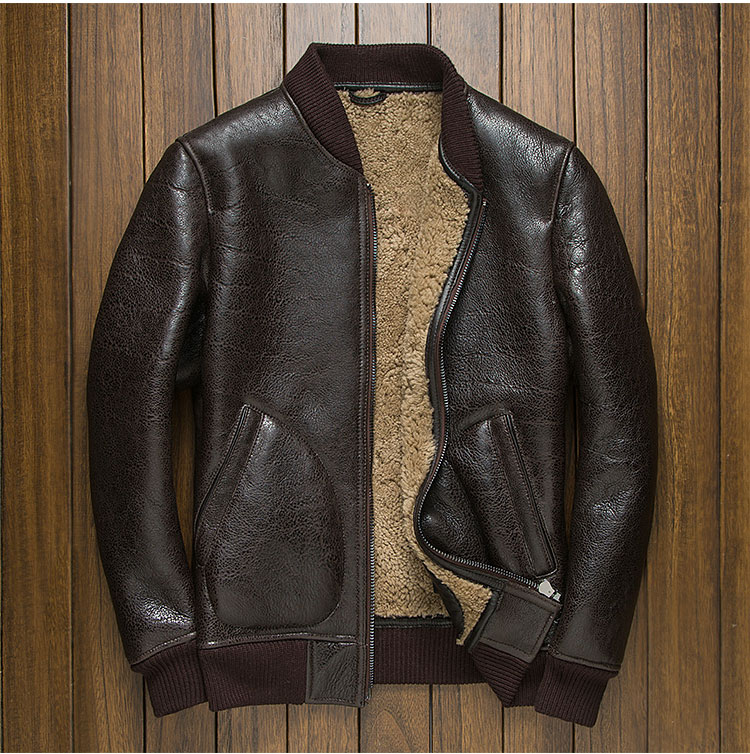 Luxury fashion new man genuine natural real sheepskin leather woolen shearling coat double face airforce pilot jackets brown 4xl
Luxury fashion new man genuine natural real sheepskin leather woolen shearling coat double face airforce pilot jackets brown 4xl